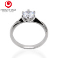 New arrived white gold Moissanite Engagement diamond Ring